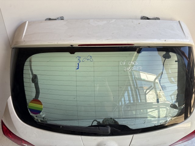 13068 Opel Astra J 2009-2015 Csomagtérajtó Használt  Fehér