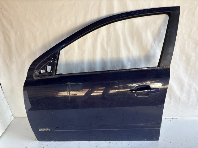 13218 Opel Astra H Bal első  Ajtó Kék Z20z