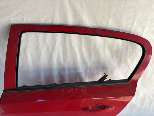 13236 Opel Astra H Bal hátsó Ajtó Piros 5 ajtós