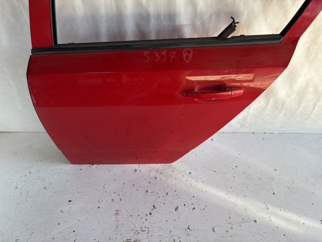 13236 Opel Astra H Bal hátsó Ajtó Piros 5 ajtós