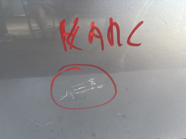 13262 Opel H astra Bal hátsó Ajtó Szürke Z163 5 ajtós