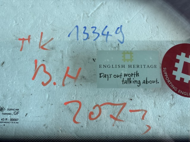 Opel Astra H Kombi Bal C Oszlop Oldalablak Üveg Használt