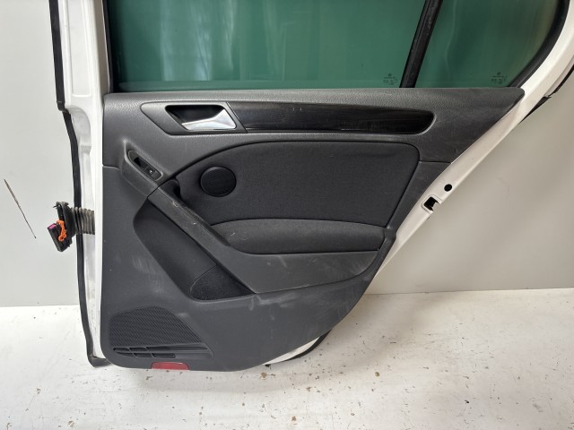 13448 Volkswagen Golf 6 Jobb hátsó 2008-2013 Ajtó Fehér