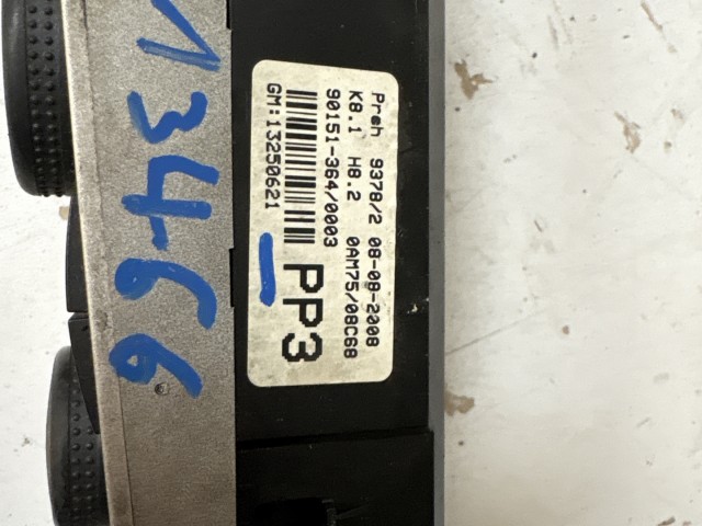 Opel Zafira B 2005-2014 2005-2014 Fűtéskapcsoló Használt