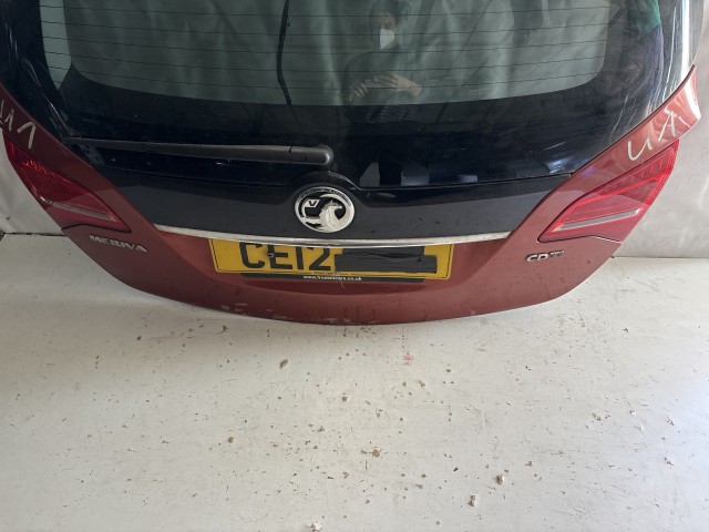 13487 Opel Meriva B 2010-2017 Csomagtérajtó Használt Bordó