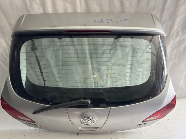 13489 Opel Astra J 2009-2015 Csomagtérajtó Használt Z176 Ezüst 5 ajtós