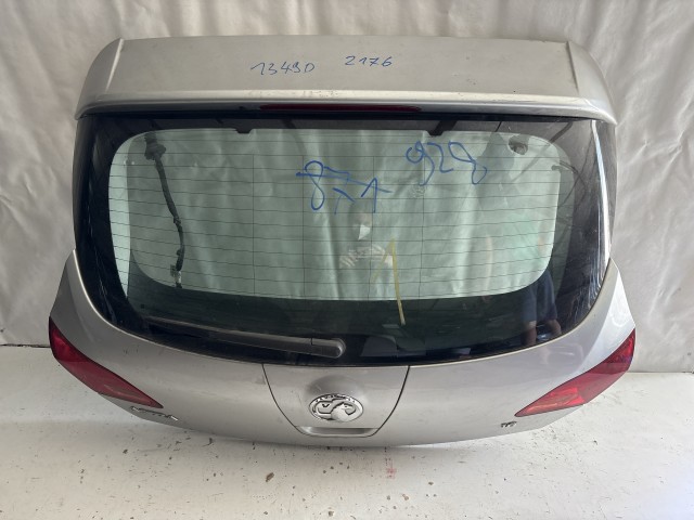 13490 Opel Astra J 2009-2015 Csomagtérajtó Használt Z176 Szürke 5 ajtós