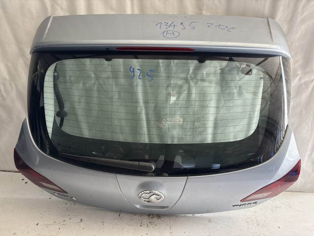 13495 Opel Astra J 2009-2015 Csomagtérajtó Használt Z176 Ezüst 5 ajtós