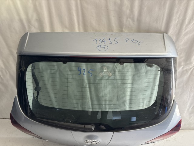 13495 Opel Astra J 2009-2015 Csomagtérajtó Használt Z176 Ezüst 5 ajtós