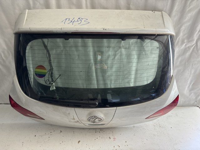13493 Opel Astra J 2009-2015 Csomagtérajtó Fehér 5 ajtós