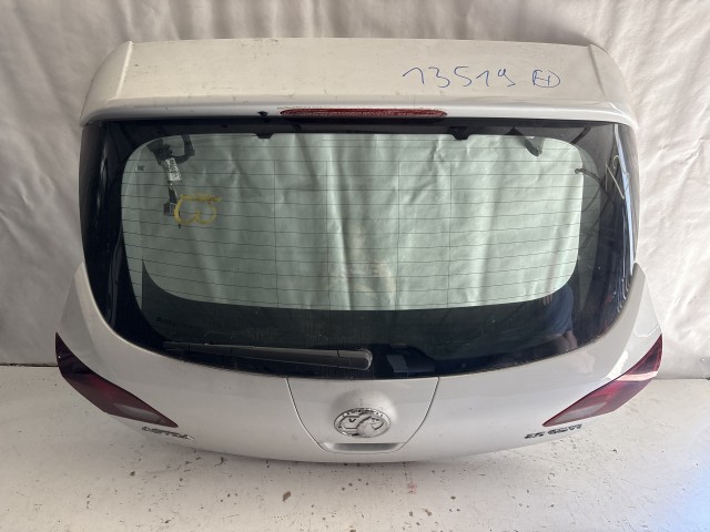 13519 Opel Astra J 2009-2015 Csomagtérajtó Fehér 5 ajtós