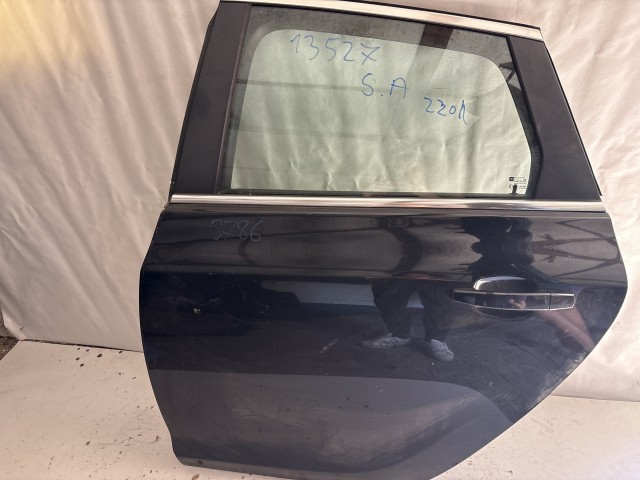 13527 Opel Astra J Bal hátsó Ajtó Fekete Z20r 5 ajtós