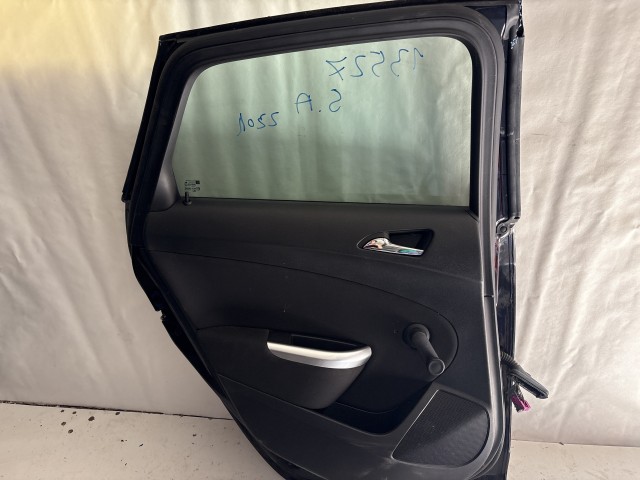 13527 Opel Astra J Bal hátsó Ajtó Fekete Z20r 5 ajtós