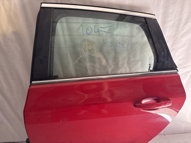 13536 Opel Astra J sedán Bal hátsó Ajtó Piros