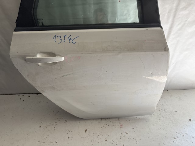 13546 Opel Astra J Jobb hátsó Ajtó Fehér 5 ajtós