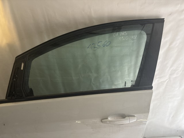 13560 Opel Astra J Használt Bal első Ajtó Fehér