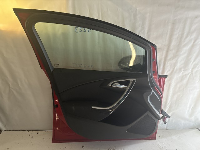 13572 Opel Astra J Bal első Ajtó Piros