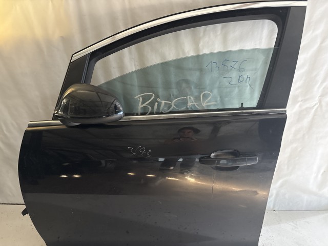 13576 Opel Astra J Bal első Ajtó Fekete Z20r