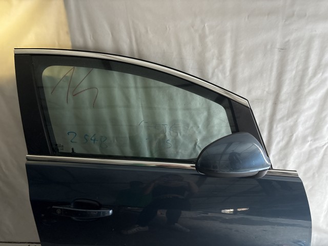 13586 Opel Astra J Jobb első Ajtó Kék Z22s