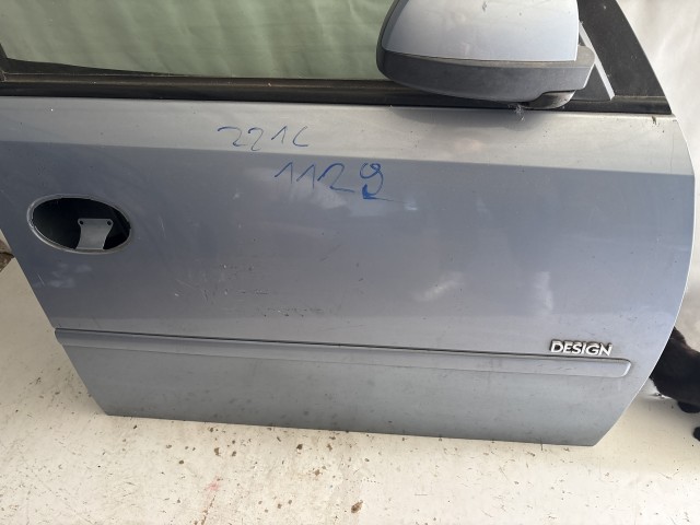 1129 Opel Meriva A 2003-2010 Jobb első Ajtó Használt Z163