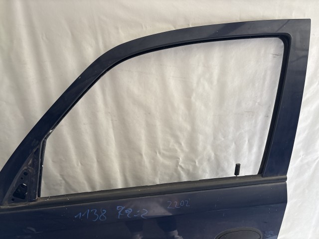 1138 Opel Meriva A 2003-2010 Bal első Ajtó Használt KÉK Z20z