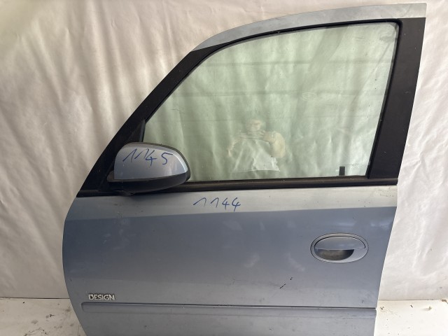 1144 Opel Meriva A 2003-2010 Bal első Ajtó Használt Baba kék Z21c