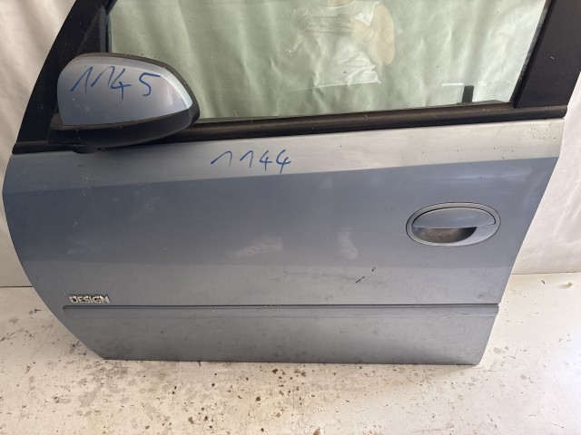 1144 Opel Meriva A 2003-2010 Bal első Ajtó Használt Baba kék Z21c