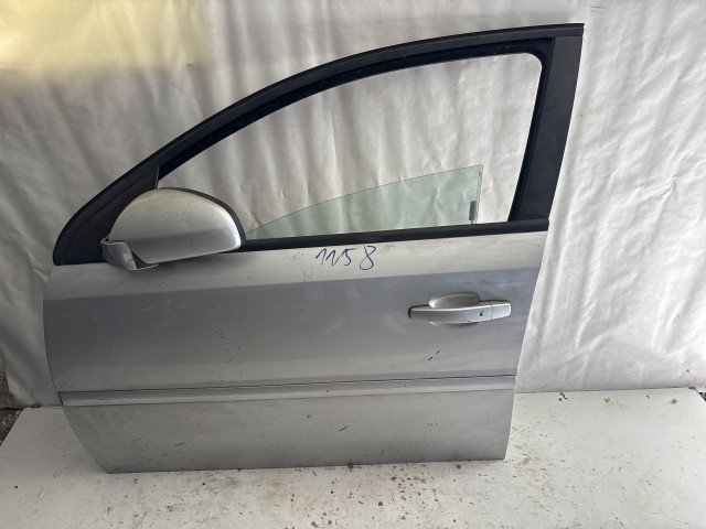 1158 Opel Vectra C 2002-2008 Bal első Ajtó Ezüst Z157