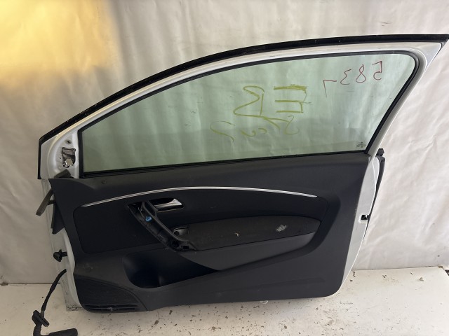 5831 Volkswagen Polo 6r 2009-2017 Jobb első Ajtó Fehér 3 ajtós