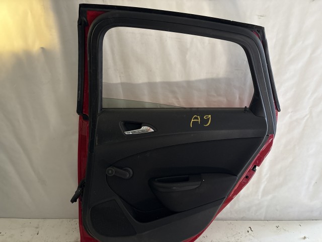 13689 Opel Astra J Jobb hátsó Ajtó Piros 5 AJTÓS