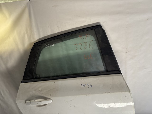 13694 Opel Astra J Jobb hátsó Ajtó Fehér 5 ajtós