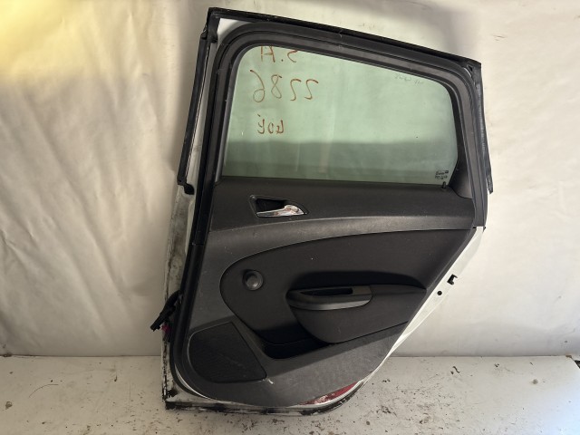 13694 Opel Astra J Jobb hátsó Ajtó Fehér 5 ajtós