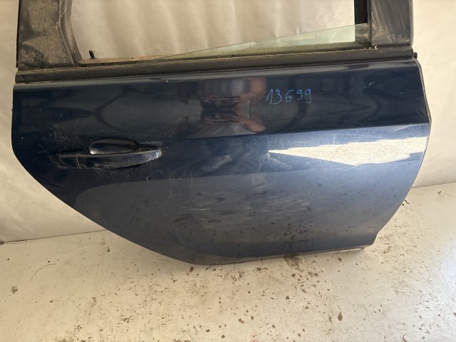 13699 Opel Astra J Jobb hátsó Ajtó Kék 5 ajtós