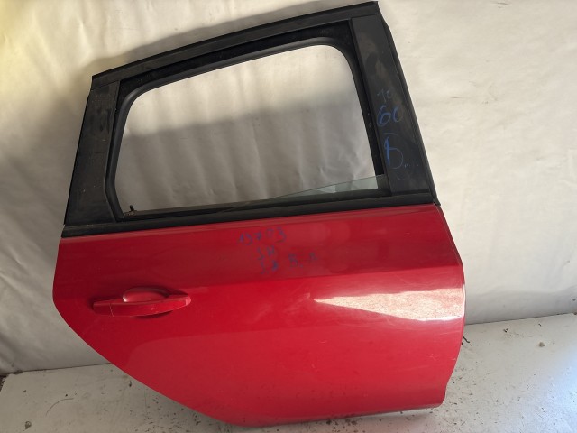 13702 Opel Astra J Jobb hátsó Ajtó Piros 5 ajtós