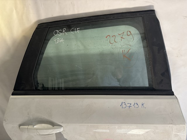 13713 Opel Astra J kombi Jobb hátsó Ajtó Fehér