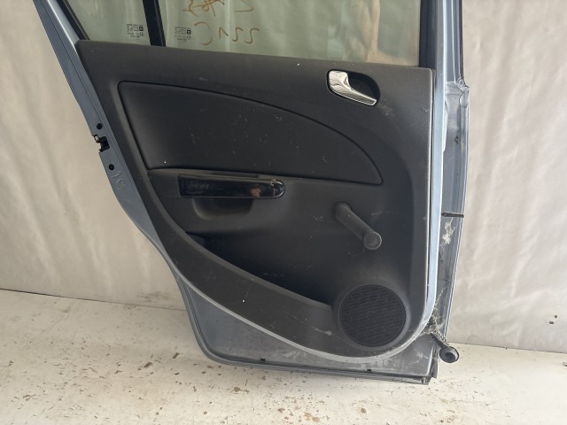 13727 Opel Corsa D Bal hátsó Ajtó Kék Z21C