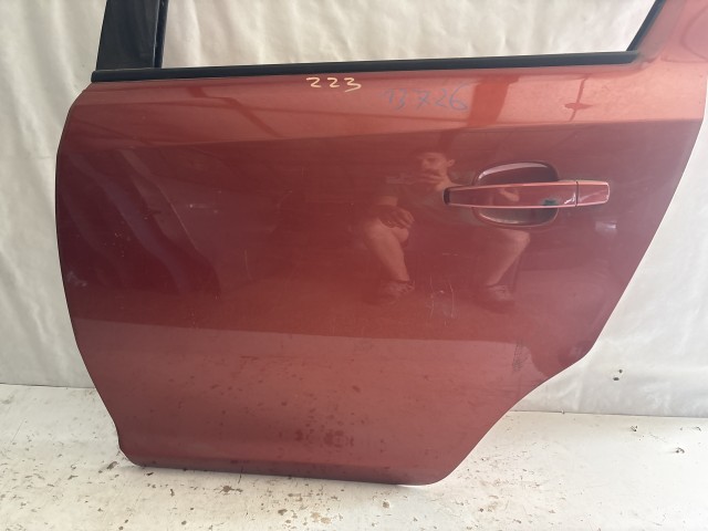 13726 Opel Corsa D Bal hátsó Ajtó Bordó