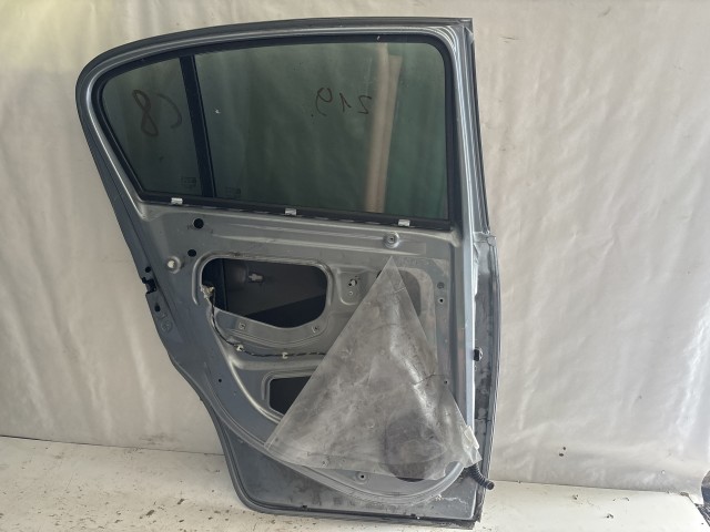13729 Opel Corsa D Bal hátsó Ajtó Szürke  Z179