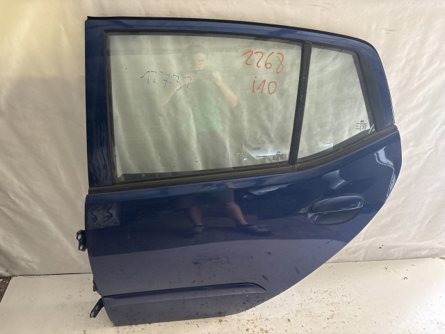 13732 Hyundai i10 (PA)  2008-2013 Bal hátsó Ajtó Kék