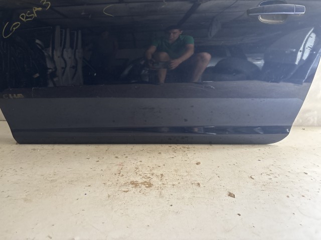 13737 Opel Corsa D Bal első Ajtó Kék z21b 3 ajtós