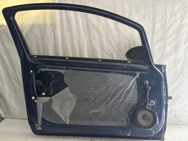 13737 Opel Corsa D Bal első Ajtó Kék z21b 3 ajtós