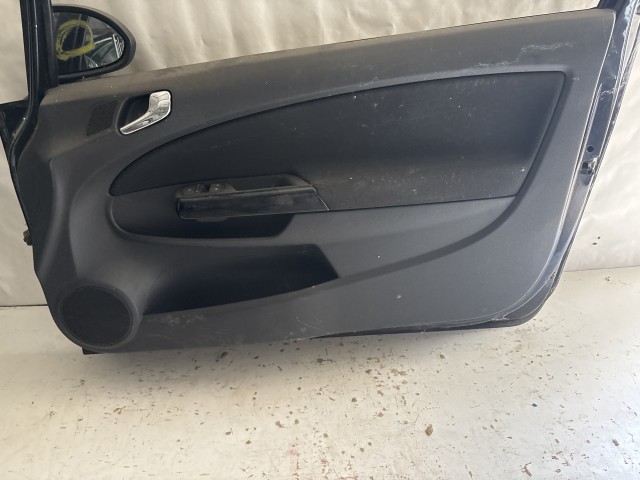 13739 Opel Corsa D Jobb első Ajtó Fekete  Z22C 3 ajtós