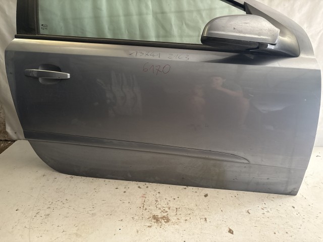 13741 Opel Astra H Jobb első Ajtó Szürke Z163 3 ajtós gtc