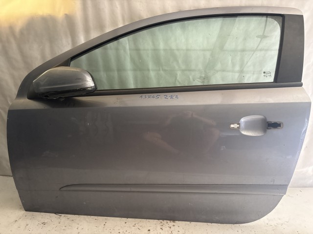 13745 Opel Astra H Bal első Ajtó Szürke Z163 3 ajtós GTC
