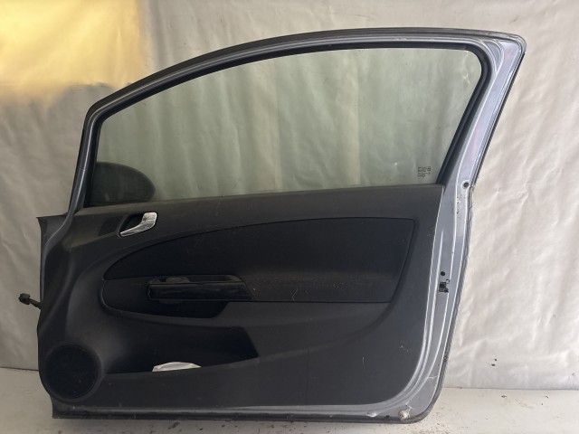 13746 Opel Corsa D Jobb első Ajtó Szürke Z163 3 ajtós