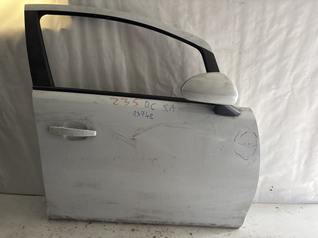 13748 Opel Corsa D Jobb első Ajtó Fehér