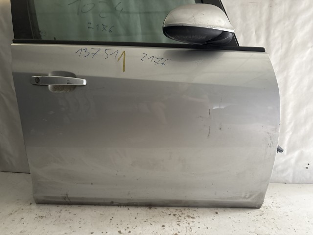 13751 Opel Astra J Jobb első Ajtó Ezüst Z176