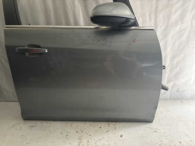 13752 Opel Astra J Jobb első Ajtó Szürke Z179