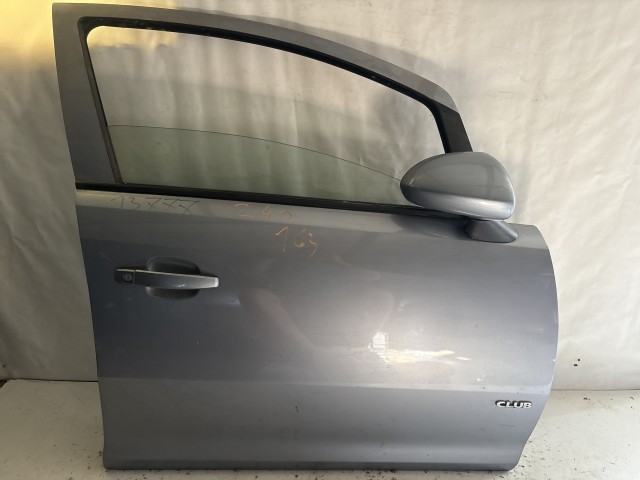 13777 Opel Corsa D Jobb első Ajtó Szürke  Z163