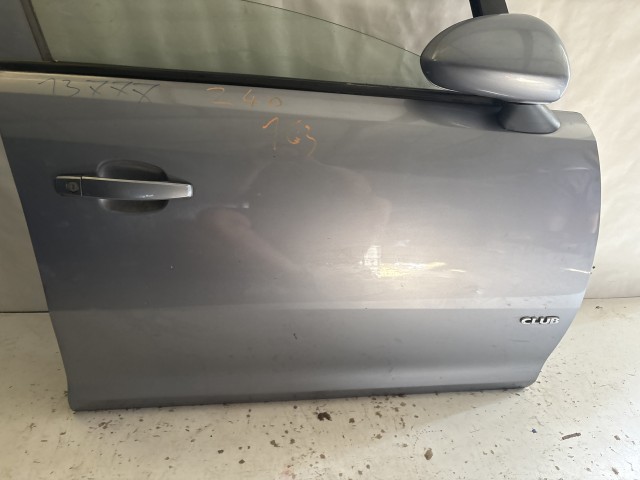 13777 Opel Corsa D Jobb első Ajtó Szürke  Z163